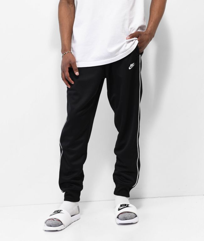 Nike Club Polyknit Black & White Jogger Sweatpants