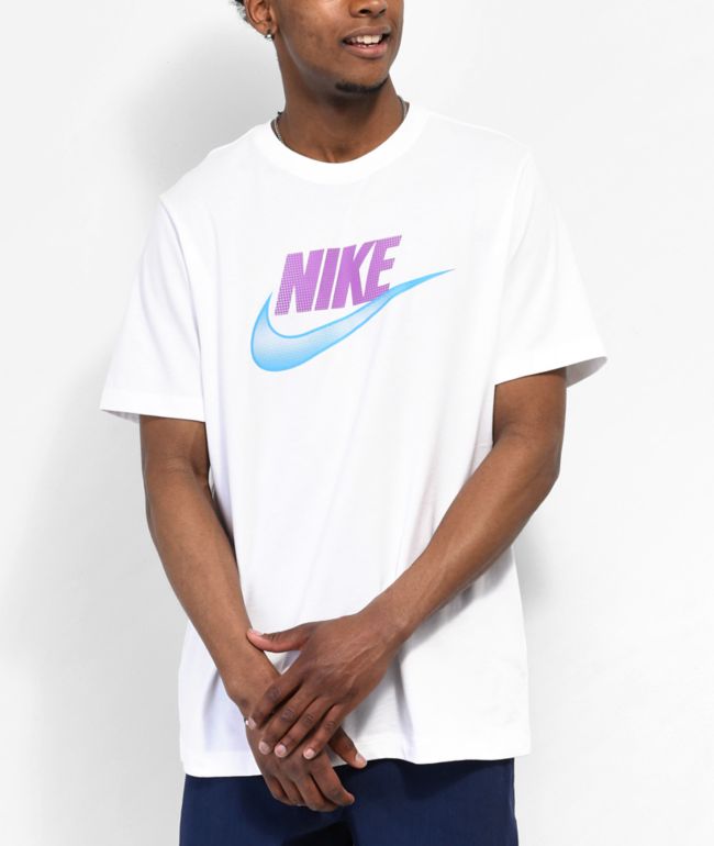 novela El aparato Por ley Nike Sportswear Futura White T-Shirt