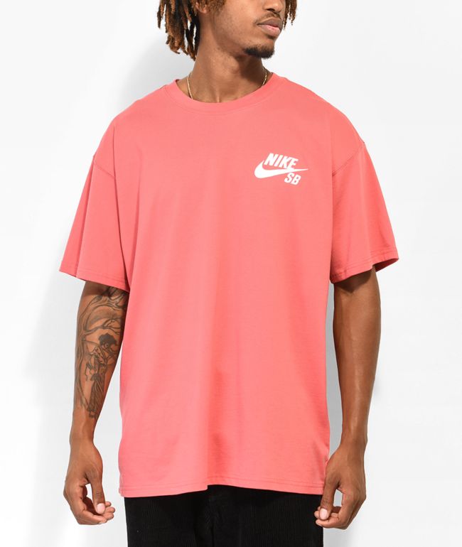 Iluminar Reorganizar tarta Nike SB Logo Adobe Red T-Shirt