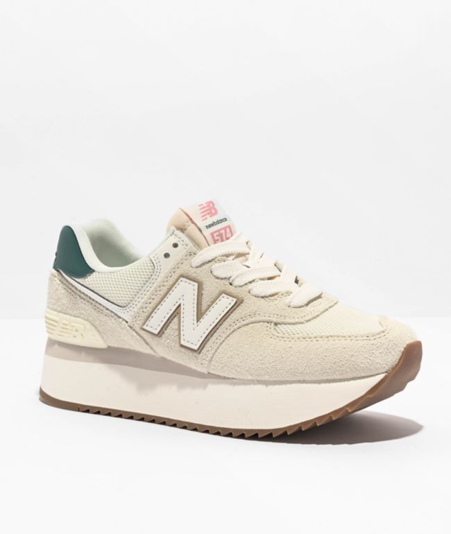 New Balance Lifestyle 574 Turtle Dove, Teal & Sea Salt Platform