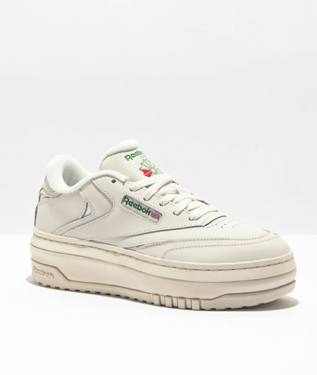 Prestatie wat betreft Agrarisch Reebok Club C Double White & Black Shoes