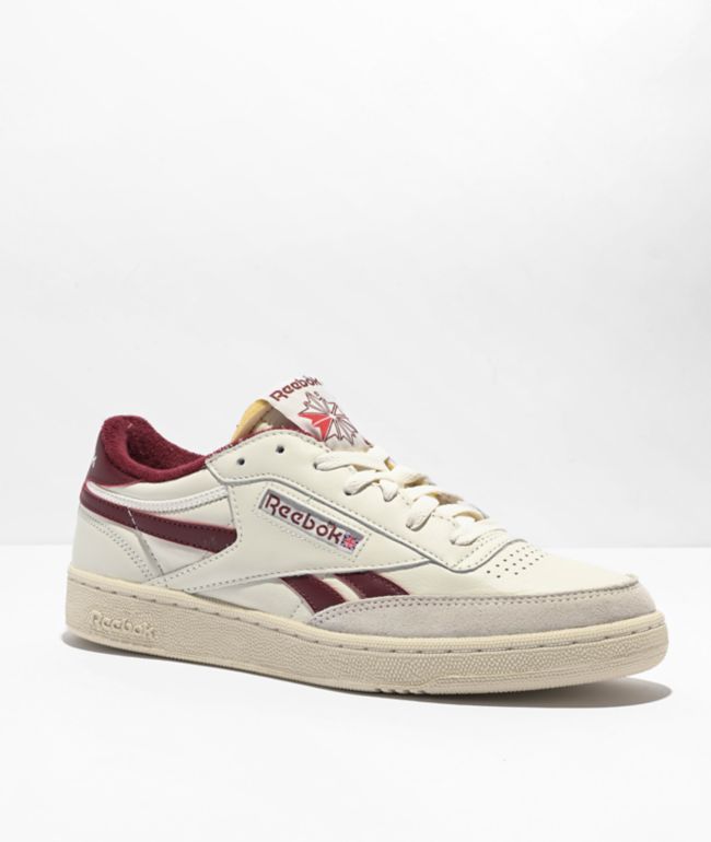 Reebok Club C 85 Revenge Chalk Burgundy Shoes