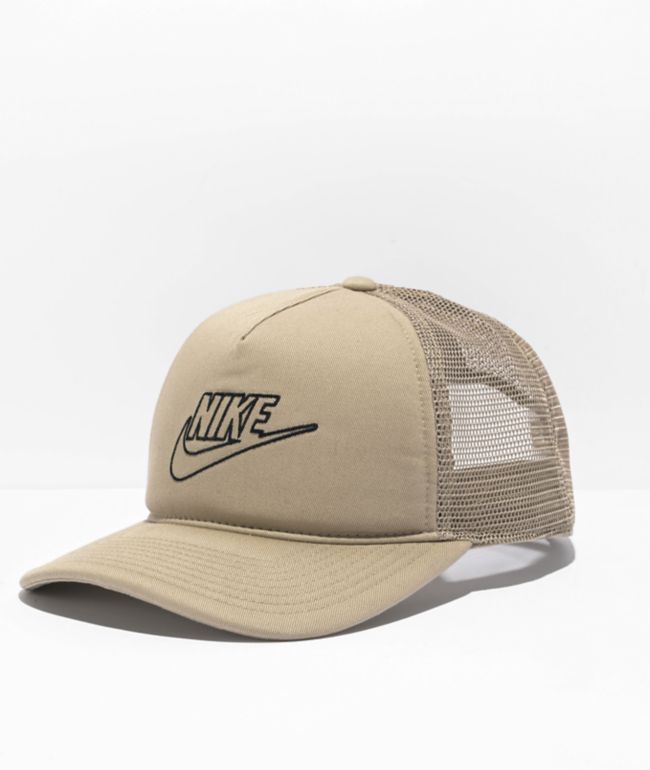 nike swoosh trucker cap