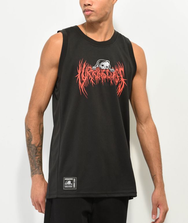 Lurking Class Hesh Basketball Jersey - Black XL / Black