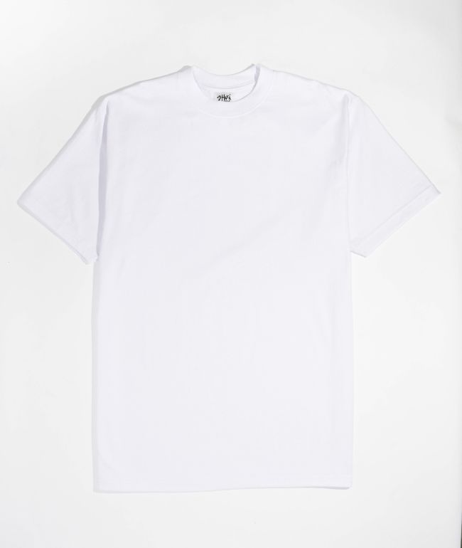 Shaka Wear SHMHSS Adult 7.5 oz. Max Heavyweight T-Shirt M White