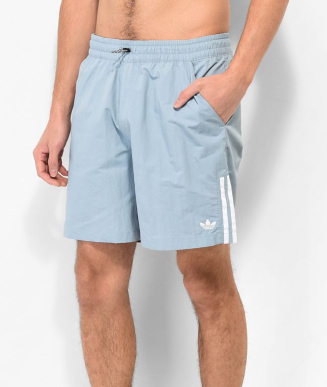 Trivial Lujo Amarillento adidas Skate Water Blue Board Shorts