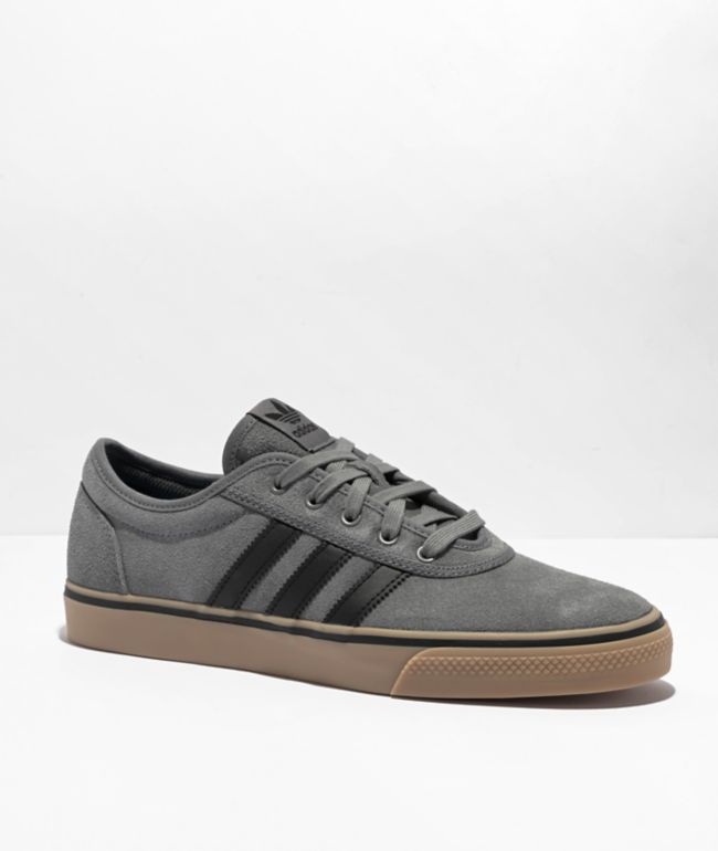 adidas Grey, Black & Gum Shoes