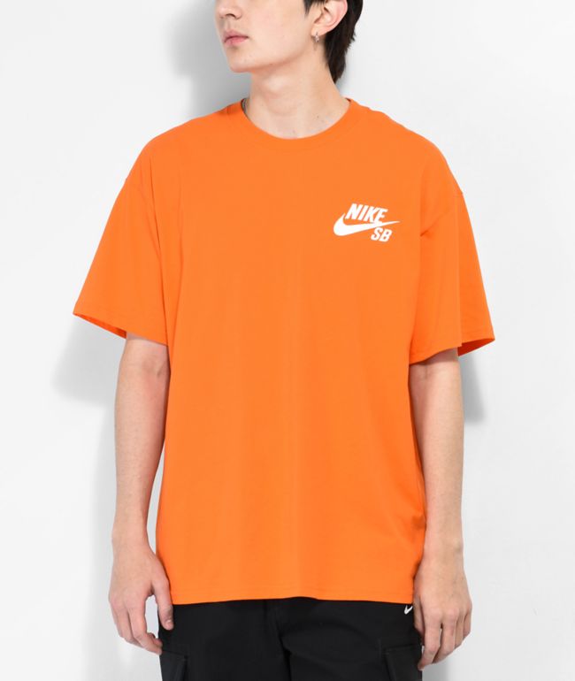 Nike SB Orange Baseball Jersey