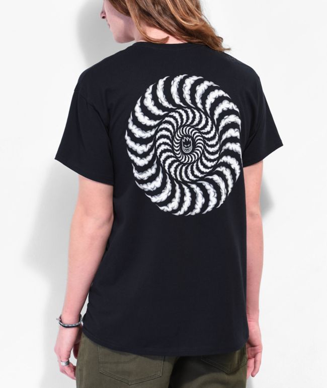 Black and Grey Spiral T-Shirt