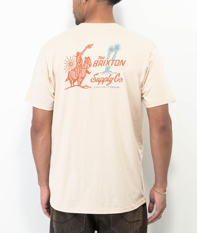 Brixton Nationals Tee Cream at  Women's Clothing store