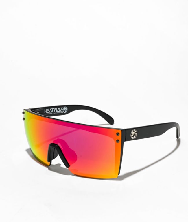 Heat Wave Future Tech Grid Wave V2 Black Sunglasses