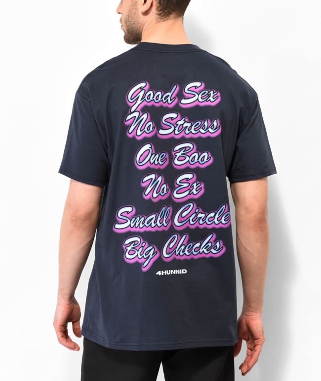 4Hunnid Good Sex Black T-Shirt