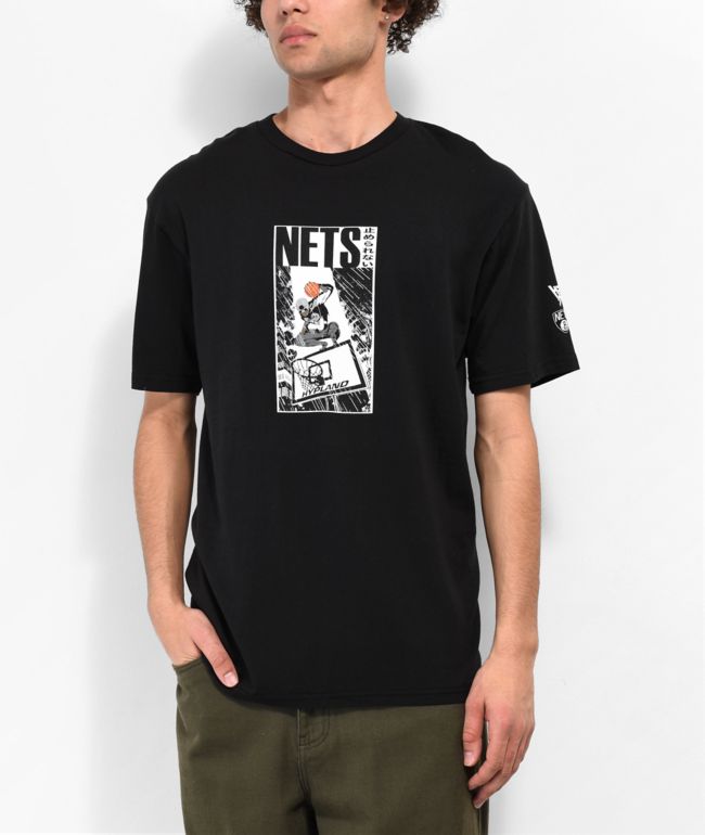 T-shirts New Era Bball Hoop Graphic Tee Dark Grey
