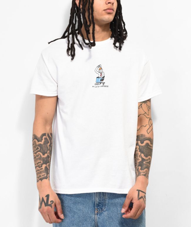 Mitchell & Ness La Dodgers White T-Shirt - Size: S - Men's Clothing - T-shirts - Graphic - at Zumiez