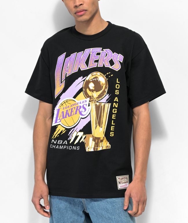 Mitchell & Ness x NBA Lakers Chinese New Year Black T-Shirt