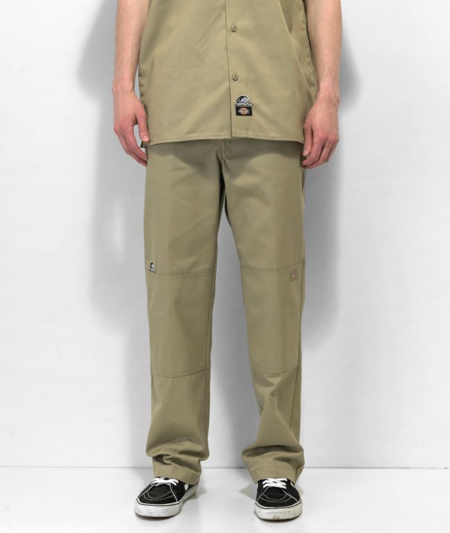 Dickies x Lurking Class by Sketchy Tank Taupe Double Knee Skate Pants