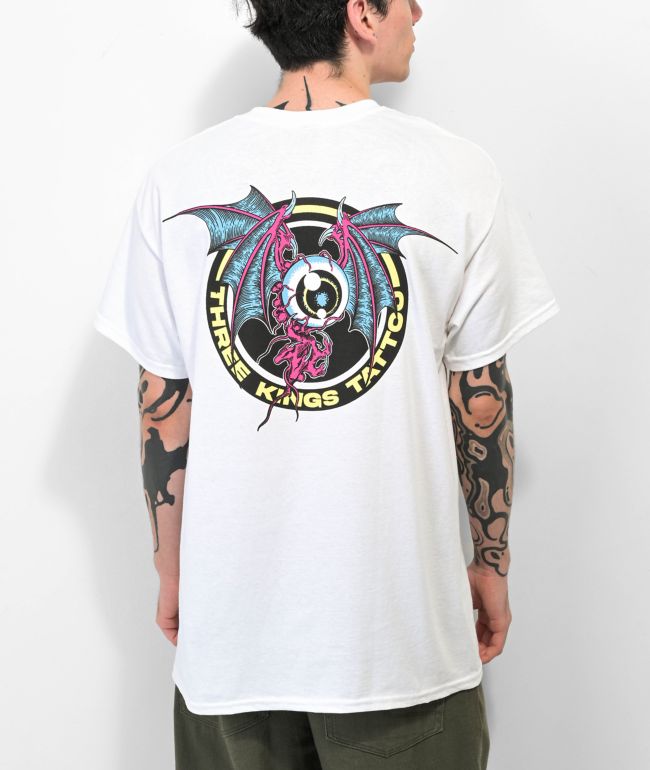 Three Kings Mr. Lucky White T-Shirt