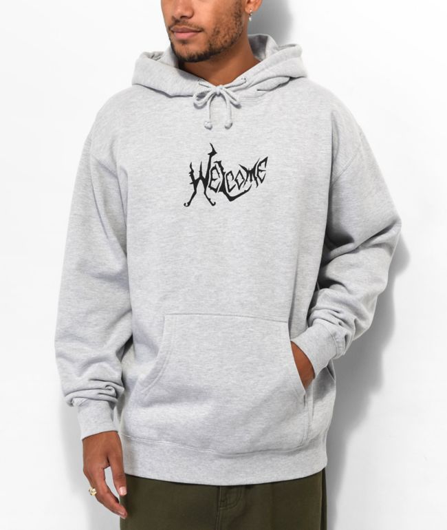 Welcome Spine Grey Hoodie