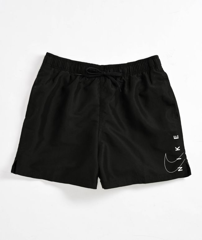 Moreel Vroegst Politieagent Nike Swim Logo 9" Black Board Shorts