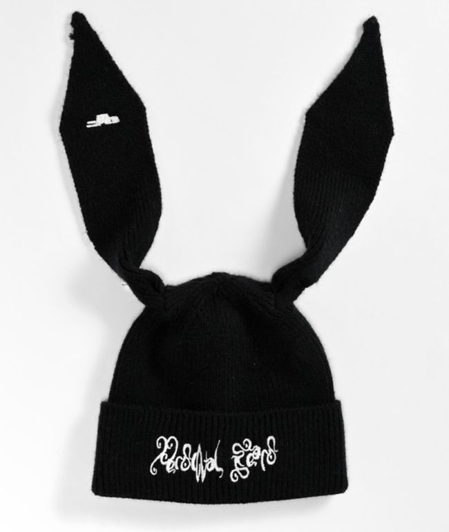 black beanie with ears